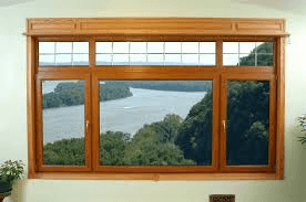 DJ Window wooden panels