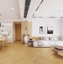 Stunning Herringbone Wooden Flooring