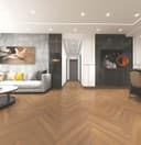 Stunning Herringbone Wooden Flooring