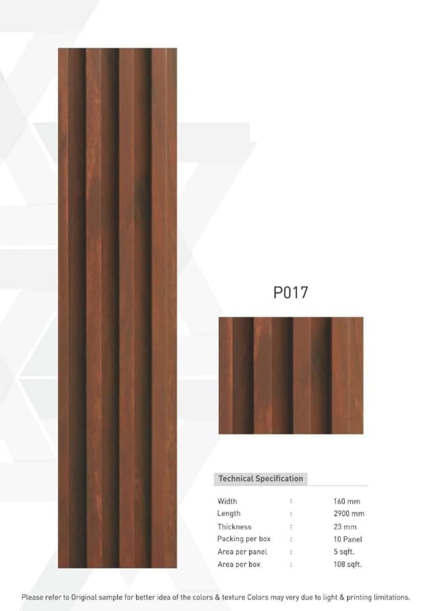 WPC panels ( interior ) 