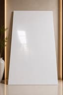 Plain White High Gloss UV Sheet | Premium PVC Wall Panel | 8 × 4 Feet
