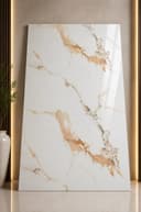 Calacatta Gold Marble UV Sheet | Premium PVC Wall Panel | 8 × 4 Fee