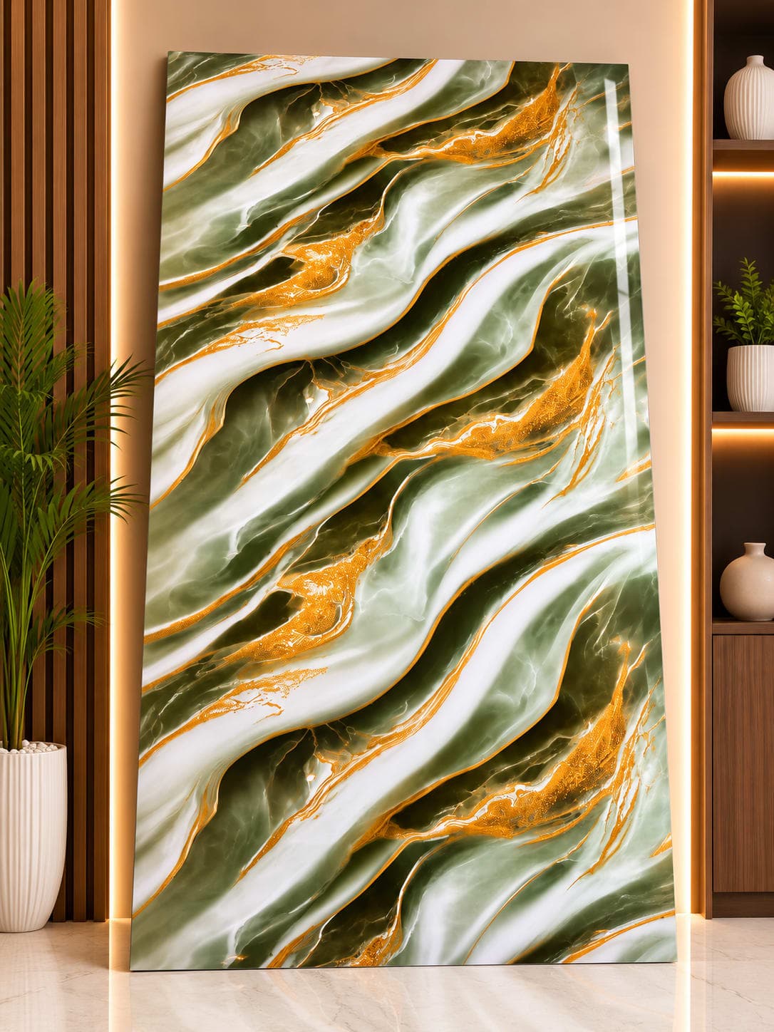 Self Adhesive UV Marble Sticker ST8007 | 10ft x 4ft