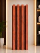 WPC Fluted Wall Panel W06 – Premium Walnut Finish 