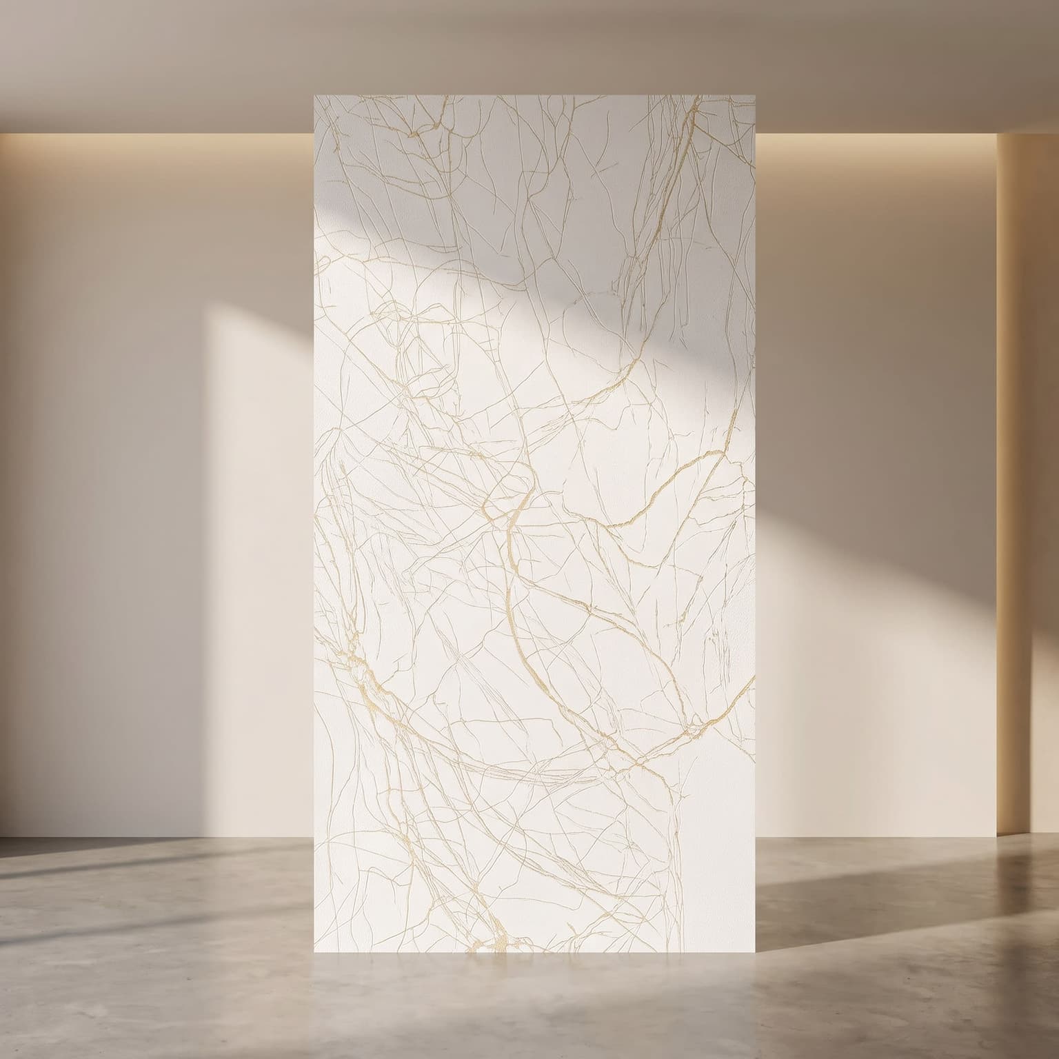 Transform your interiors with the Super Heavy PVC Wall Panel – White Luxury Marble Designer Panel (10 ft × 10 in).